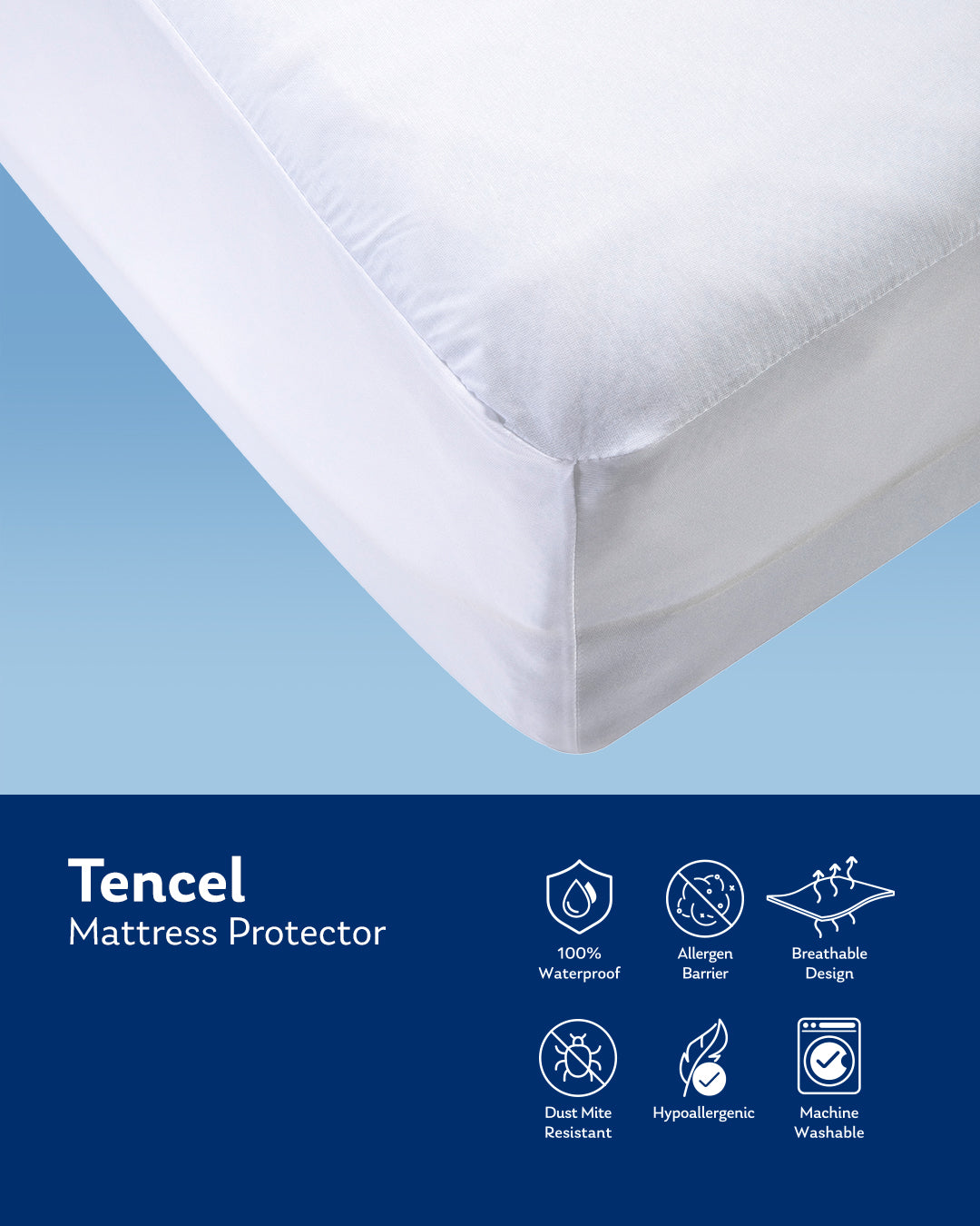 Cooling Tencel Mattress Protector