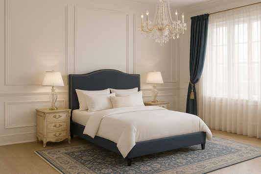 Upholstered Bed Buying Guide: Headboard Heights, Fabrics & Fit (No-Squeak Setup Inside)