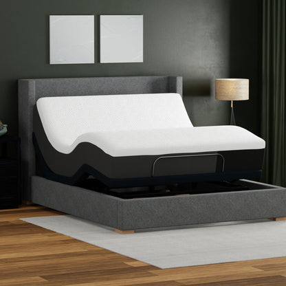 12 Inch Essentials Queen Mattress on adjustable bed base