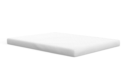 6 inch White mattress on a white background. Queen size