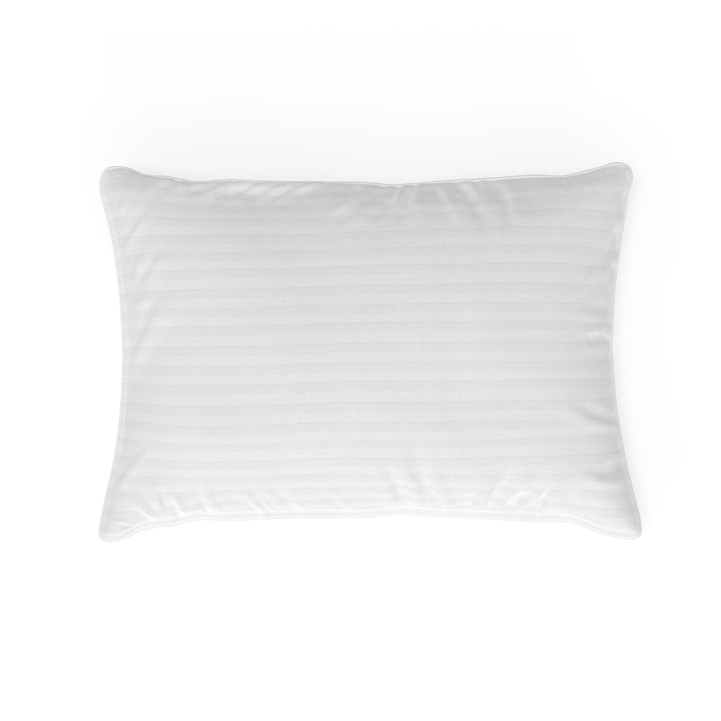 White pillow on a white background