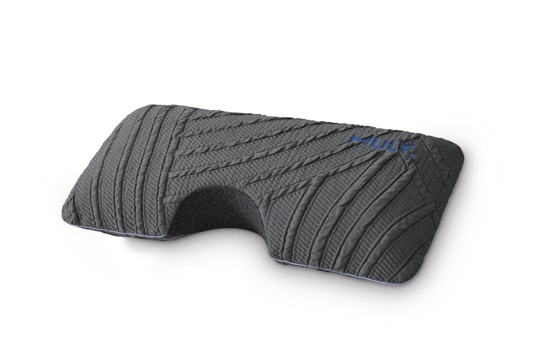 cooling shoulder pillow with contoured shape for neck alignment and pressure relief