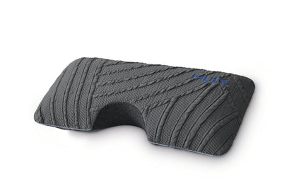 cooling shoulder pillow with contoured shape for neck alignment and pressure relief