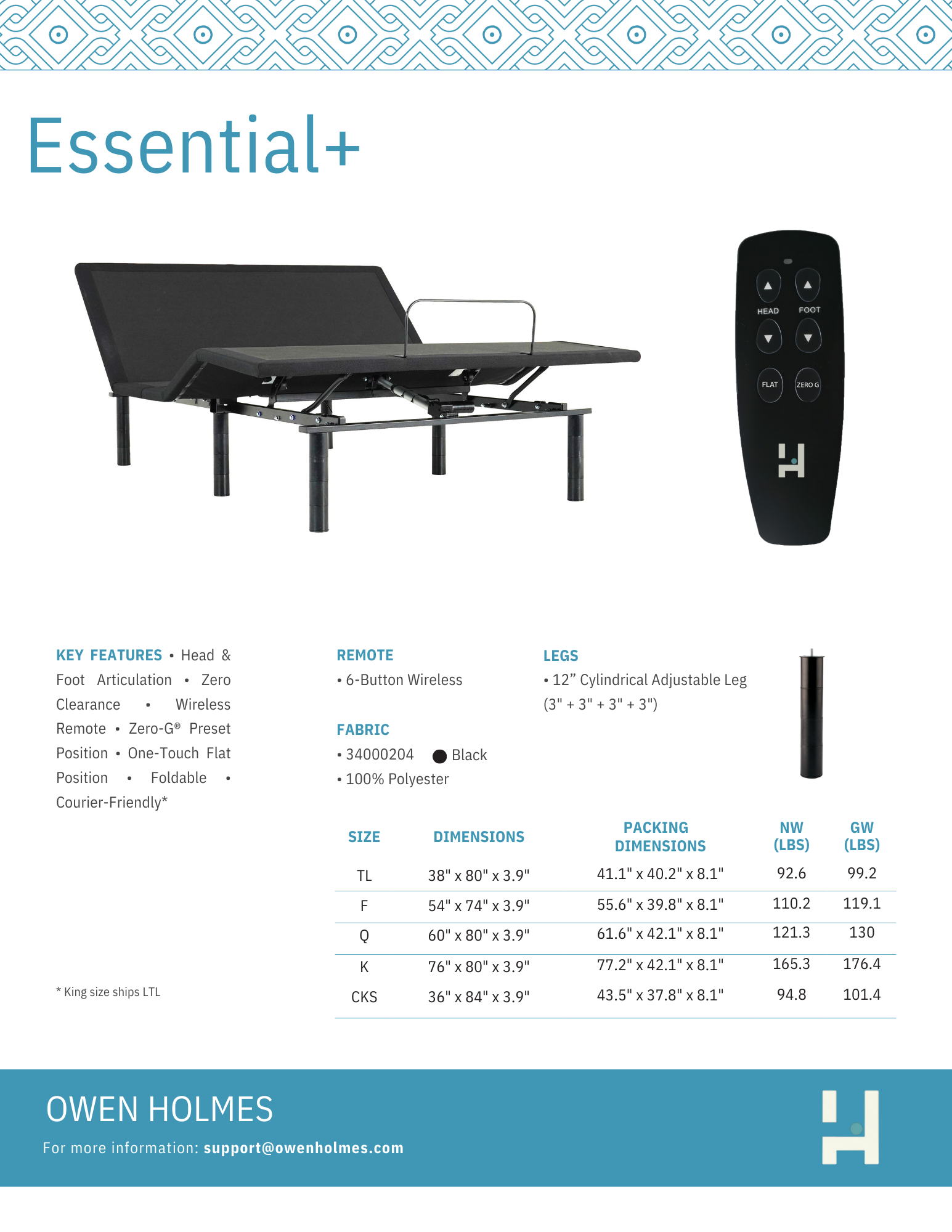 RIO_4.0_adjustable bed base