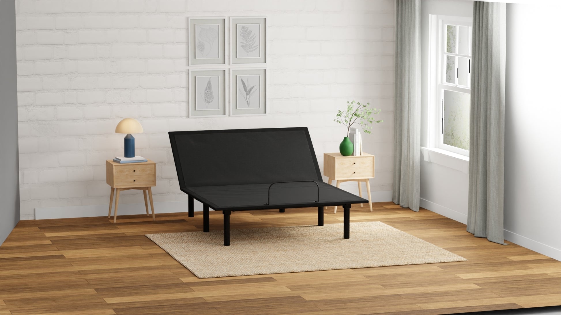 Rio1.0 adjustable bed base- head elevated