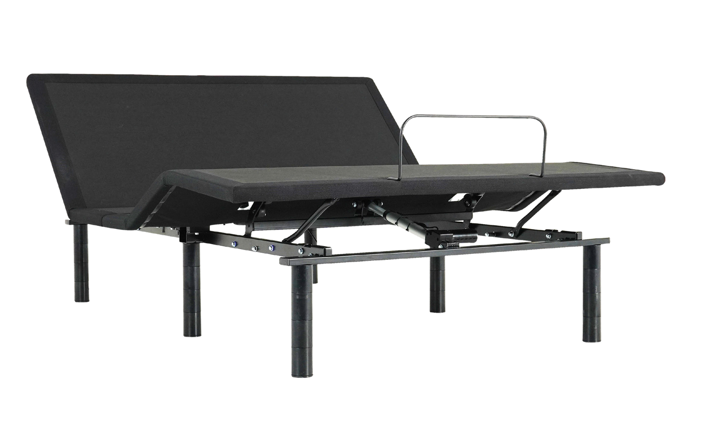 Rio2.0 adjustable bed base- transparent background. zero gravity