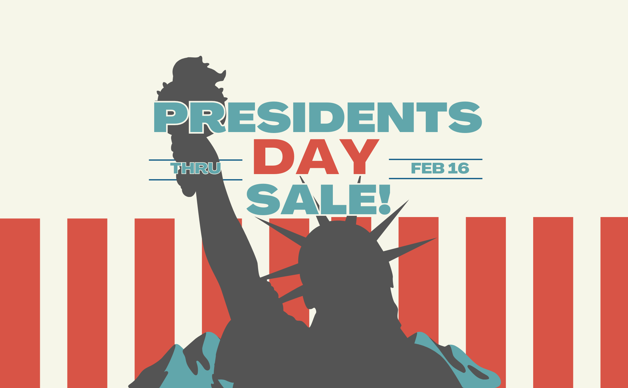 Presidents’ Day bedding and mattress sale promotion from Owen Holmes